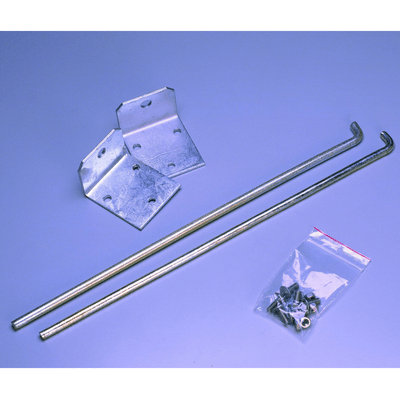 Materiels - Abreuvoir - KIT D'ANCRAGE: 2 TIGES D'ANCRAGE + 2 PATTES ET VISSERIE