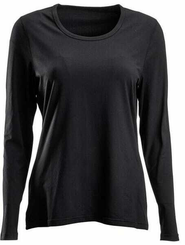 Vêtements et protections - Vêtement  - T-shirt manches longues femme, noir S
