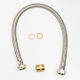 COQUE FLEXIBLE INOX FF 3/4" LG600 + RACC 3/4"