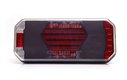 Feu arrière multifonction LED, droit, rouge/orange/blanc, 12-24 V, 236 x 104 x 40,5 mm