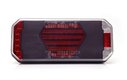 Feu arrière multifonction LED, gauche, rouge/orange/blanc, 12-24 V, 236 x 104 x 40,5 mm
