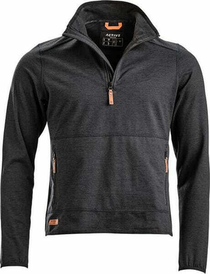 Vêtements et protections - Vêtement  - Sweat polaire 1/2 zip homme, anthracite 3XL