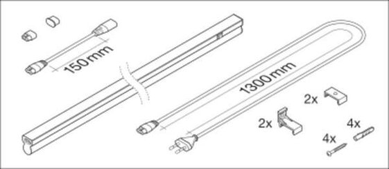 Pièces agricoles - Electricité - Luminaire linéaire 1200 14 W 830