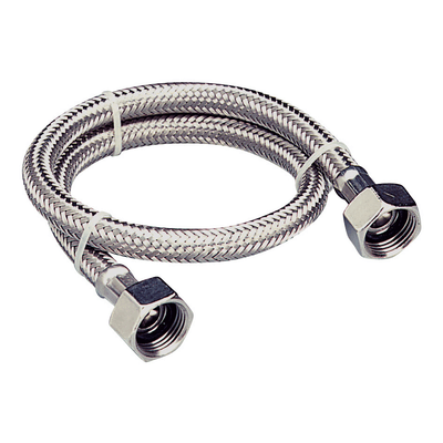 Materiels - Abreuvoir - FLEXIBLE INOX 1/2" LG 600+RACCORD IDEM A455 mais en sachet