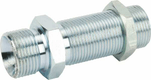 Raccord cloison lg M/M 1/2"BSP