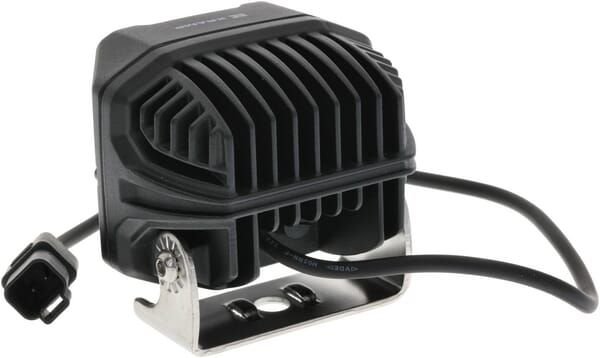 Pièces agricoles - Eclairage - Projecteur de travail LED, 22,5W, 2850lm, carré, 10/30V, 89x73x97mm, connecteur Deutsch, Kramp