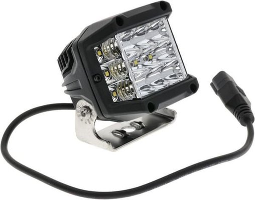 Pièces agricoles - Eclairage - Projecteur de travail LED, 22,5W, 2850lm, carré, 10/30V, 89x73x97mm, connecteur Deutsch, Kramp