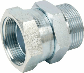 Pièces agricoles - Hydraulique - Adaptateur 1 1/2 x 1 1/2 BSP