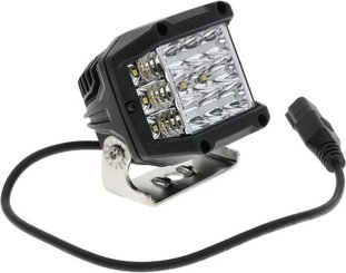 Pièces agricoles - Eclairage - Projecteur de travail LED, 22,5W, 2850lm, carré, 10/30V, 89x73x97mm, connecteur Deutsch, Kramp