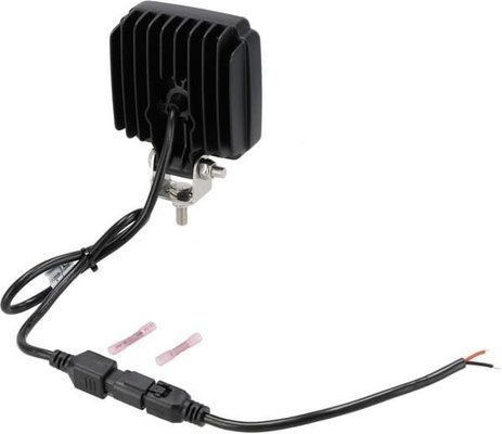Pièces agricoles - Eclairage - Phare de travail LED, 27W, 3420lm, carrée, blanche, 96,5x48,5x124,5mm, Deutsch 2 broches, inondation, Kramp (boîte de 10 pièces