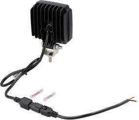 Pièces agricoles - Eclairage - Phare de travail LED, 27W, 3420lm, carrée, blanche, 96,5x48,5x124,5mm, Deutsch 2 broches, inondation, Kramp (boîte de 10 pièces