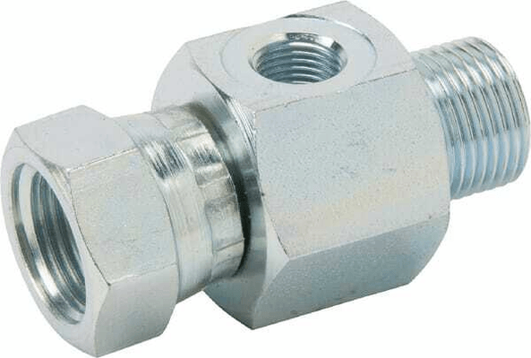 Pièces agricoles - Hydraulique - Adaptateur.M/W 3/8"+raccort 1/8"BSP
