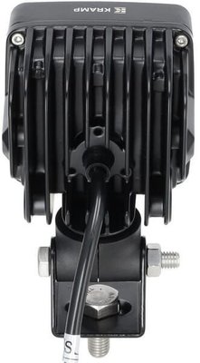 Pièces agricoles - Eclairage - Lampe de travail LED, 45W, 6600lm, carrée, 10/30V, 80x68x80mm,Deutsch prise, faisceau large, tête pivotante