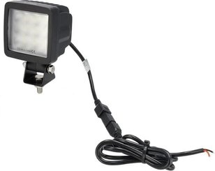 Pièces agricoles - Eclairage - Lampe de travail LED, 76W, 11970lm, carrée, 10/30V, 95x77x131mm,Deutsch prise, faisceau large, tête pivotante