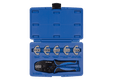 Coffret pince à sertir - 6 matrices interchangeables - 7pcs