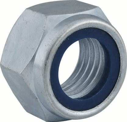 Pièces agricoles - Fasteners - Écrou de blocage hexa DIN985 M18x2,50 acier zingué |8| Kramp