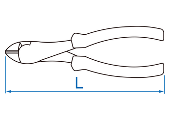 Outils - Outils divers - Pince coupante diagonale 185mm