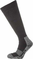Vêtements et protections - Vêtement  - Chaussettes thermiques hautes grises/noires 35-38
