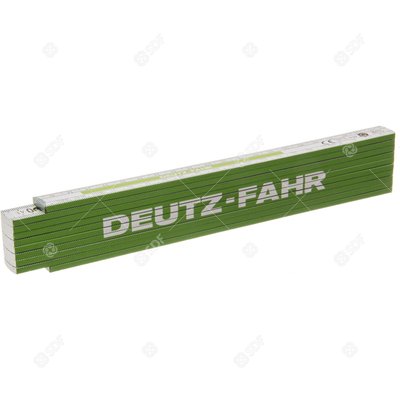 Pièces agricoles - Merchandising - Règle blanche 2m bois Deutz-Fahr origine