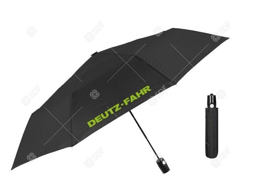 Pièces agricoles - Merchandising - Parapluie pliable noir 21" Deutz-Fahr origine