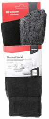 Vêtements et protections - Vêtement  - Chaussettes thermiques grises/noires 39-42
