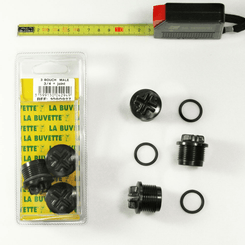 Pièces agricoles - Abreuvoir - COQUE 3 BOUCH MALE 3/4 + JOINT