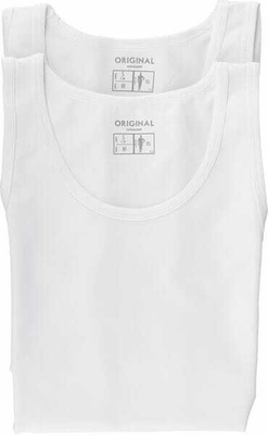 Vêtements et protections - Vêtement  - Maillot marcel blanc pack de 2 S