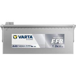 Pièces agricoles - Eclairage - Batterie 12V 140Ah 800A A40 VARTA Dynamic EFB