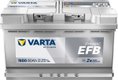 Batterie 12V 80Ah 800A N80 VARTA Dynamic EFB