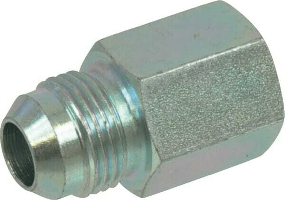 Pièces agricoles - Hydraulique - Racc. man. 1/2 JIC x 1/4 BSP