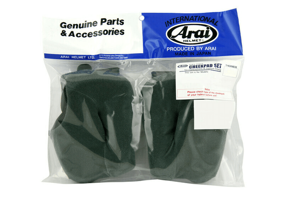 Equipement Quad & Motos - Accessoires quad et moto - Mousses de joues ARAI TX4 (FCS) 30MM CASQUE INTEGRAL