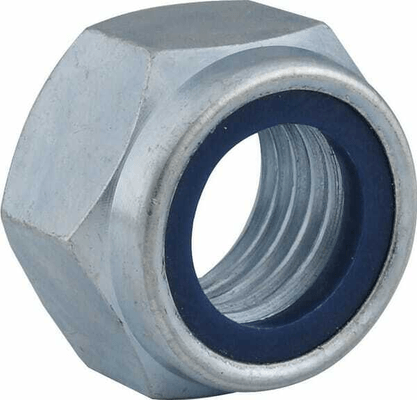 Pièces agricoles - Fasteners - Écrou de blocage hexa DIN985 M10x1,50 acier zingué |8| Kramp