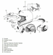Spoiler ARAI Dual Flow Frost Black casque intégral