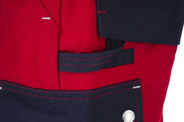 Vêtements et protections - Vêtement  - Salopette rouge/bleu 2XL