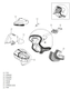 Coiffe CHASER-X ARAI casque intégral 7mm