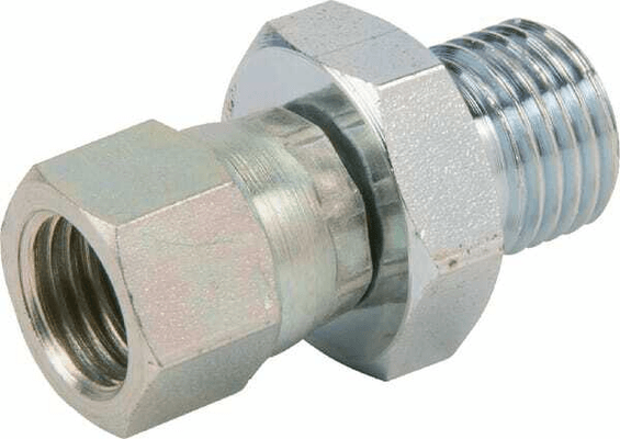 Pièces agricoles - Hydraulique - Adaptateur 1/4" BSPx7/16" JIC