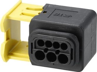 Pièces agricoles - Electricité - Boîtier de prise femelle 7 pôles, noir HDSCS
