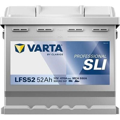 Pièces agricoles - Eclairage - Batterie 12V 52Ah 470A LFS52 VARTA Professional Starter