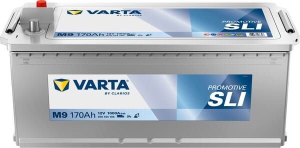 Pièces agricoles - Eclairage - Batterie 12V 170Ah 1000A M9 VARTA Promotive SLI
