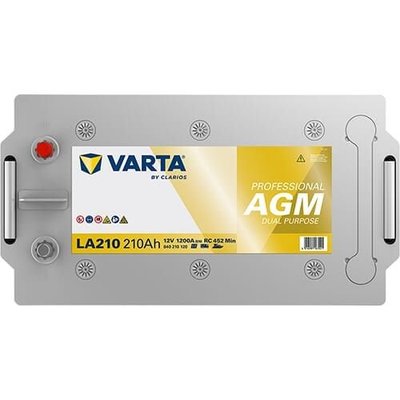 Pièces agricoles - Eclairage - Batterie 12V 210Ah 1200A LA210 VARTA Professional Dual Purpose AGM