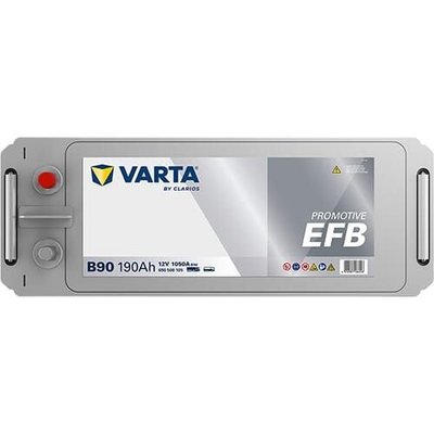 Pièces agricoles - Eclairage - Batterie 12V 190Ah 1050A B90 VARTA Dynamic EFB