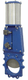 Vanne guillotine + vérin pneum. DN200