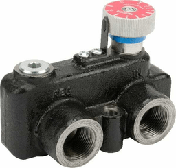 Pièces agricoles - Hydraulique - Régulateur de débit 3 voies 0–19 l/min