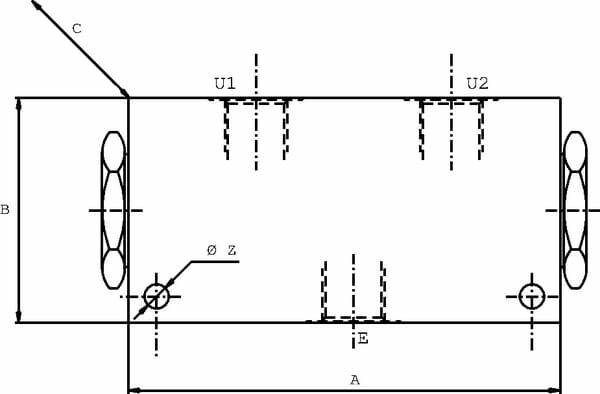 Pièces agricoles - Hydraulique - Diviseur de débit en acier