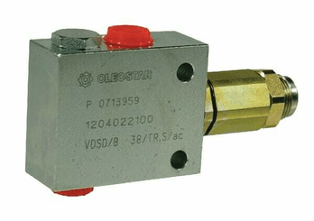 Pièces agricoles - Hydraulique - Clapet de séquence en acier 1/2"