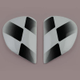 Plaques pivot ARAI Super AdSis J (LRS) Flag ITA 2015 pour casques Chaser-V/Chaser-V PRO