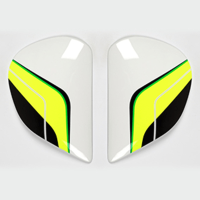 Equipement Quad & Motos - Accessoires quad et moto - Ventilation arrière supérieure centrale ARAI Center Top Duct White pour casque MX-V