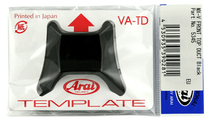 Equipement Quad & Motos - Casque - Ventilation menton ARAI grille extérieure Frost Black pour casque MX-V