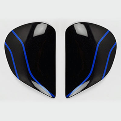Equipement Quad & Motos - Accessoires quad et moto - Ventilations arrières latérales supérieures ARAI Center Side Duct frost tint (yankee) pour casque MX-V