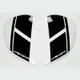 PLATINE Écran SAMZ CAFE RACER WHITE CASQUE JET